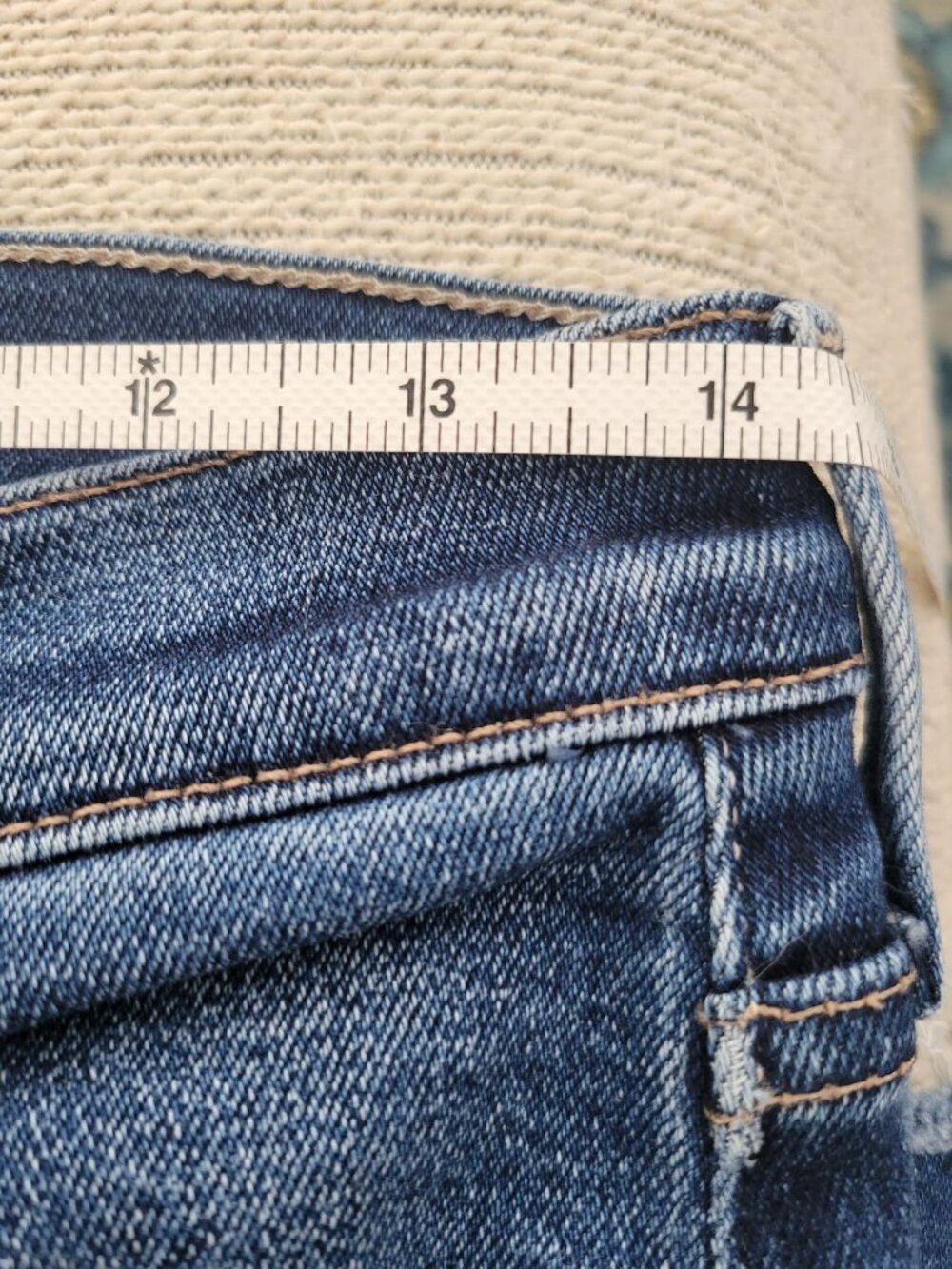 Mother The Lil Doozy Fray Jeans 30 Petite Scorchin Hot Mid Rise Flare leg denim - Picture 11 of 13